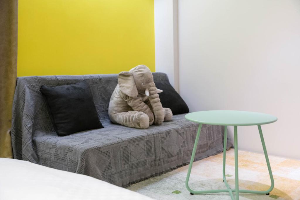 Posezení v ubytování One Attic B&B
