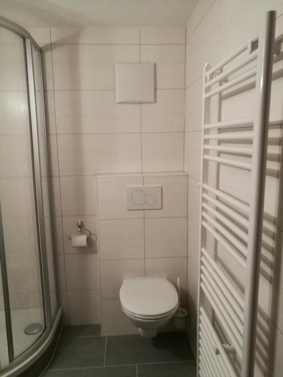 Koupelna v ubytování appartementsKOFLER