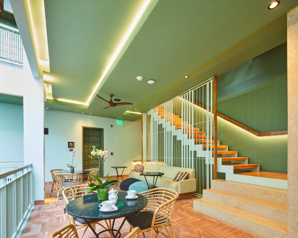 Posezení v ubytování Hotel Boutique Casona del Colegio
