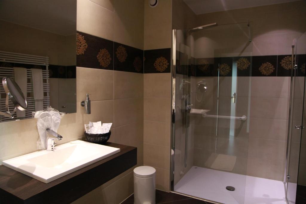 Koupelna v ubytování Hotel Callecanes