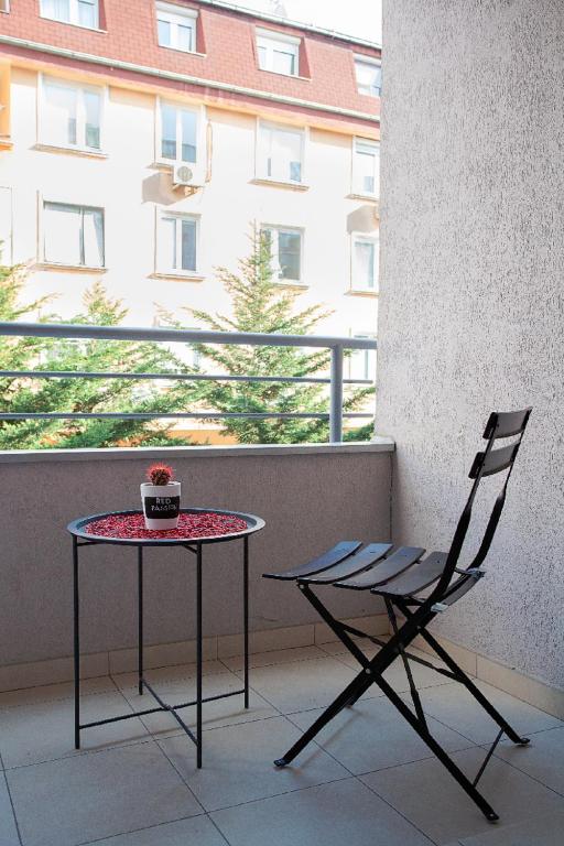 Balkón nebo terasa v ubytování Urban Serviced Apartments
