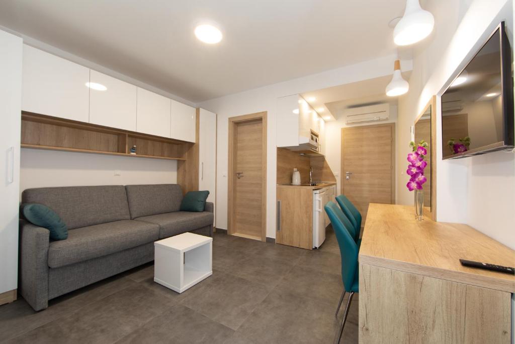 TV a/nebo společenská místnost v ubytování Apartment Valentina