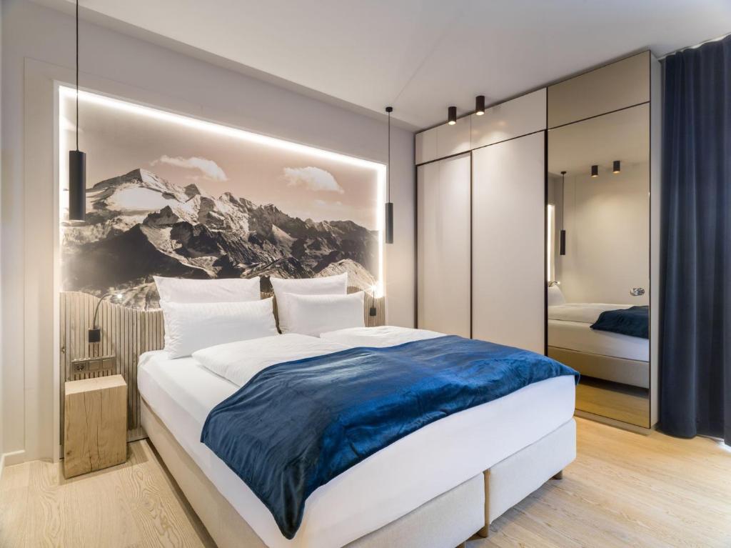 Postel nebo postele na pokoji v ubytování Apartments Nennerhof