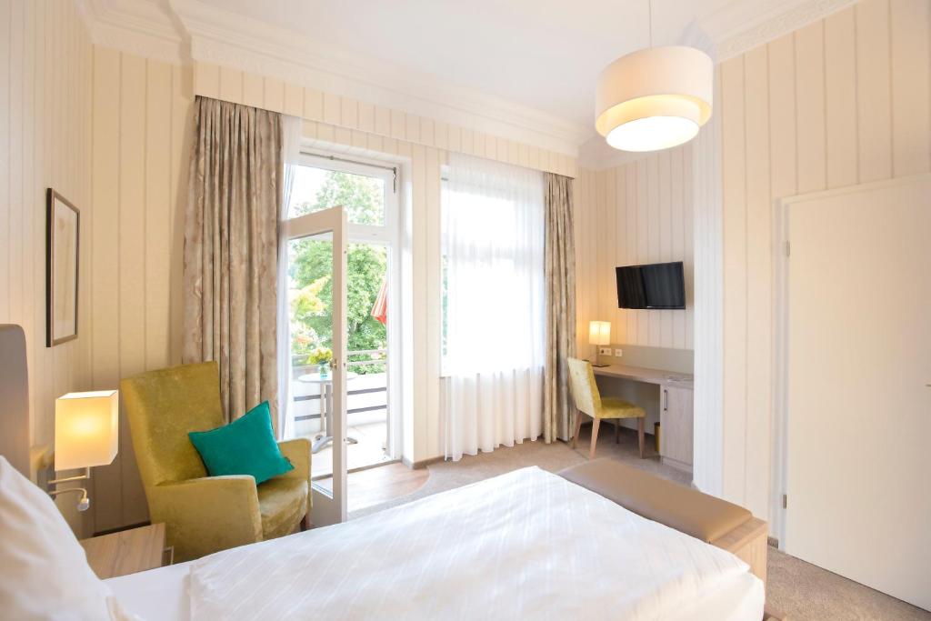 Postel nebo postele na pokoji v ubytování Hotel Noltmann-Peters