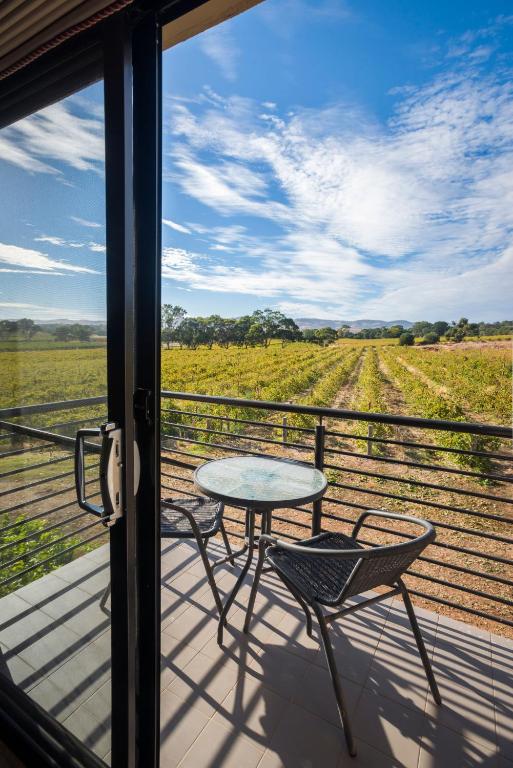 Balkón nebo terasa v ubytování Barossa Shiraz Estate