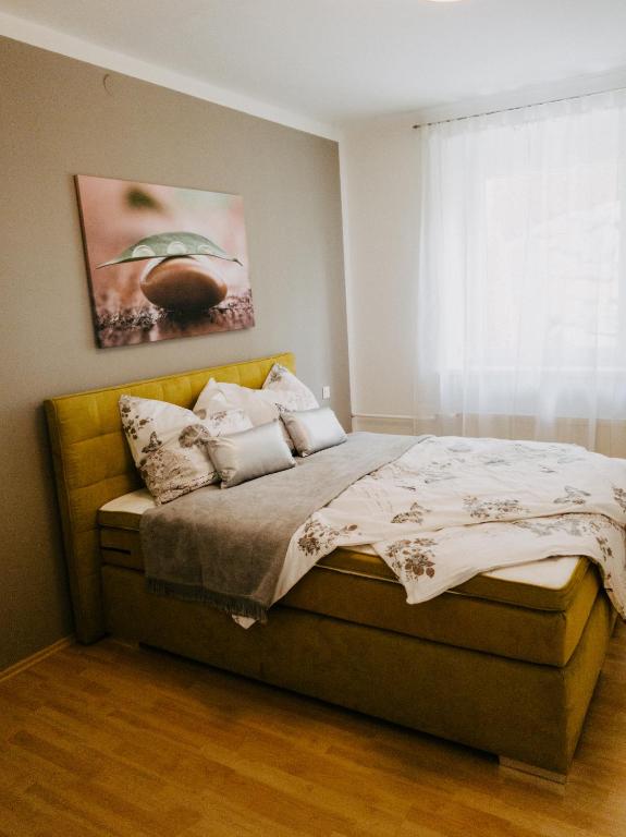 Postel nebo postele na pokoji v ubytování Ferienwohnung Koller