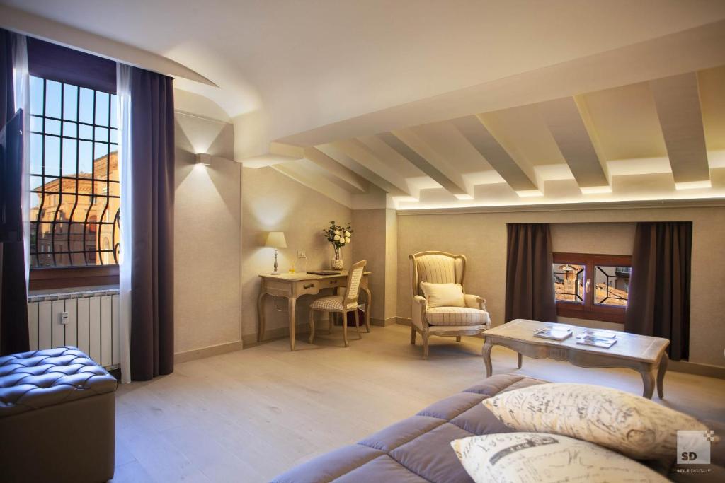 Posezení v ubytování Hotel Cavour