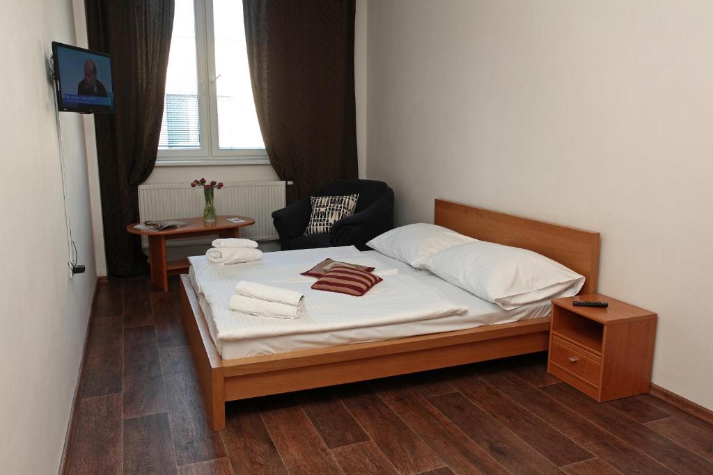 Postel nebo postele na pokoji v ubytování Hotel Arko