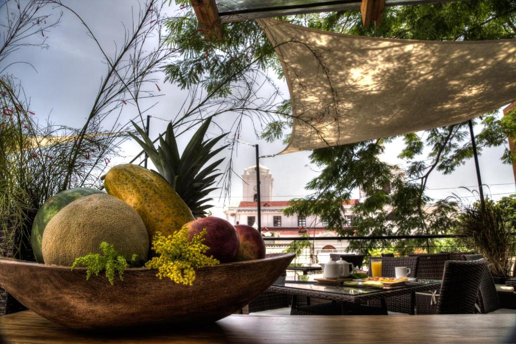 Zahrada ubytování Casa de Leda, a Kali Hotel
