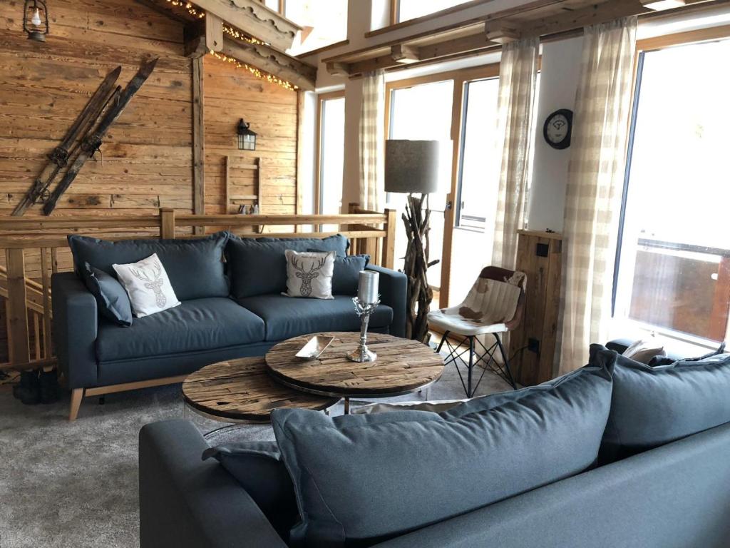 Posezení v ubytování CHALET BELLE KAISER by Belle Stay