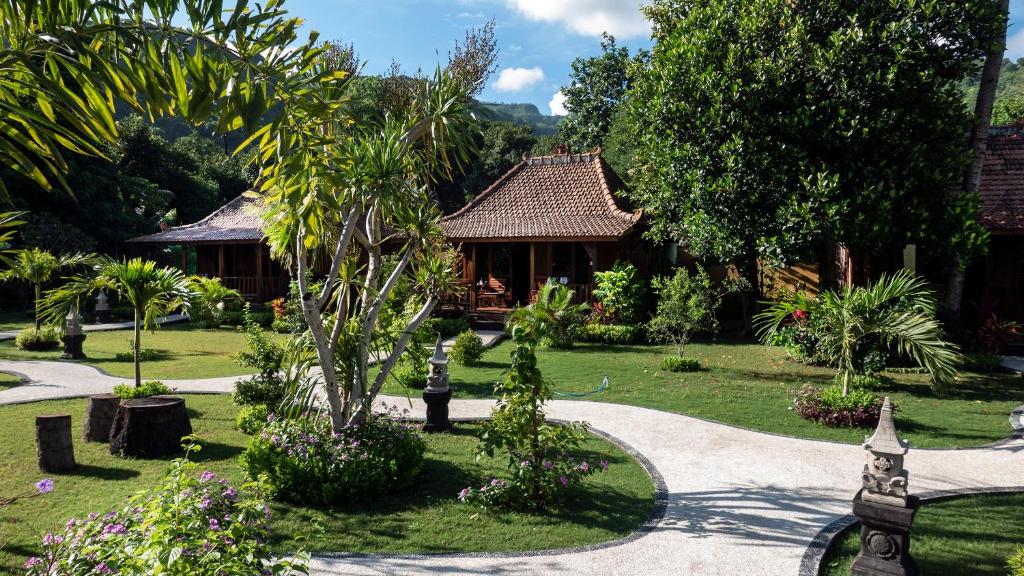 Zahrada ubytování Kubu Kangin Resort