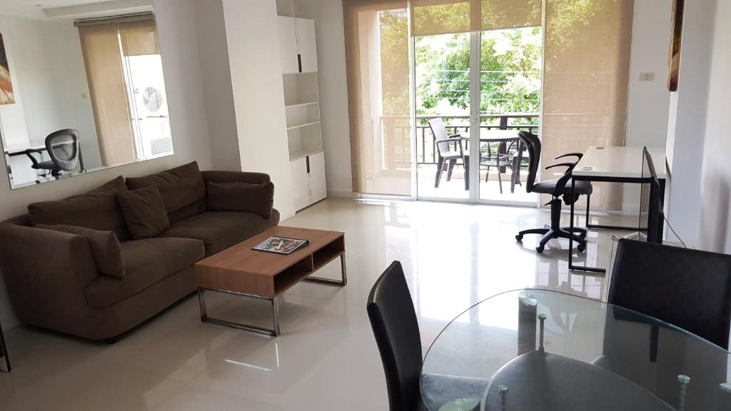 Posezení v ubytování Jomtien Beach Penthouses