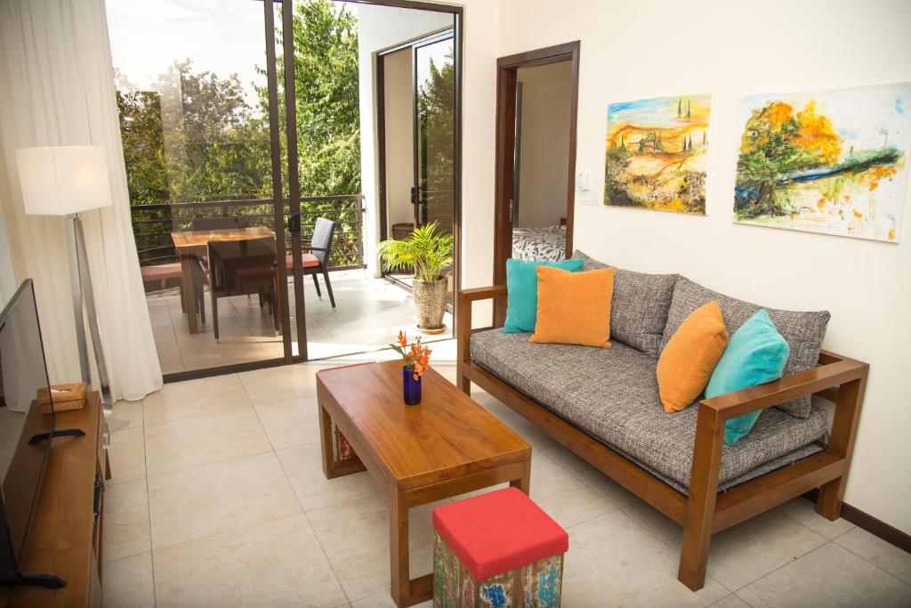 Posezení v ubytování Ranis Lodge