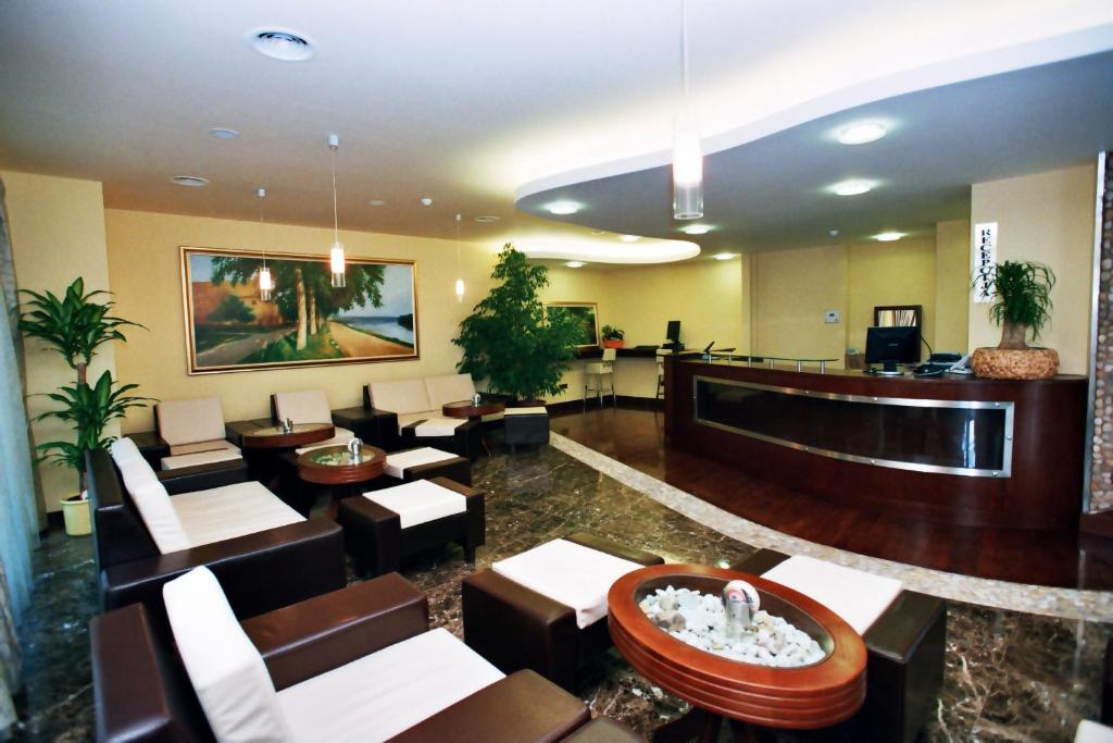 Posezení v ubytování Hotel Savus