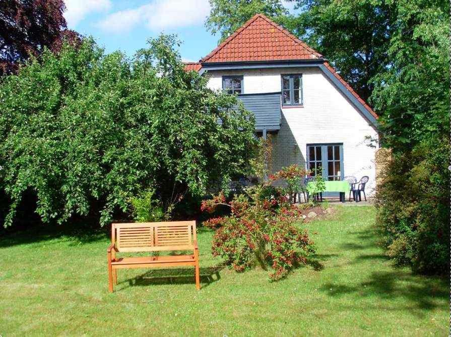 Zahrada ubytování Ferienwohnung am Noor nahe Schleswig und dem Wikingerdorf Haithabu