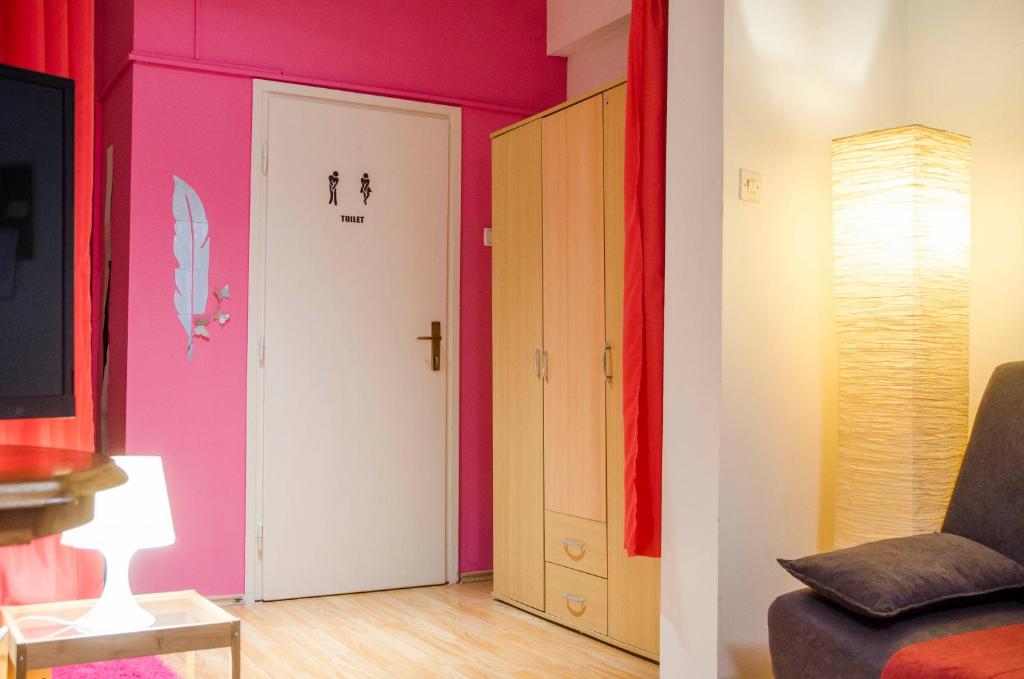 Posezení v ubytování Rooms and Apartment Veral-KA