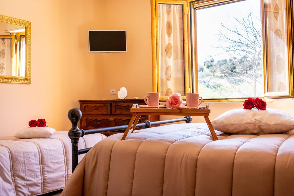 Postel nebo postele na pokoji v ubytování La Casa del Nonno