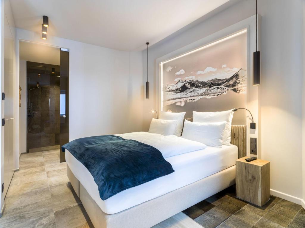Postel nebo postele na pokoji v ubytování Apartments Nennerhof