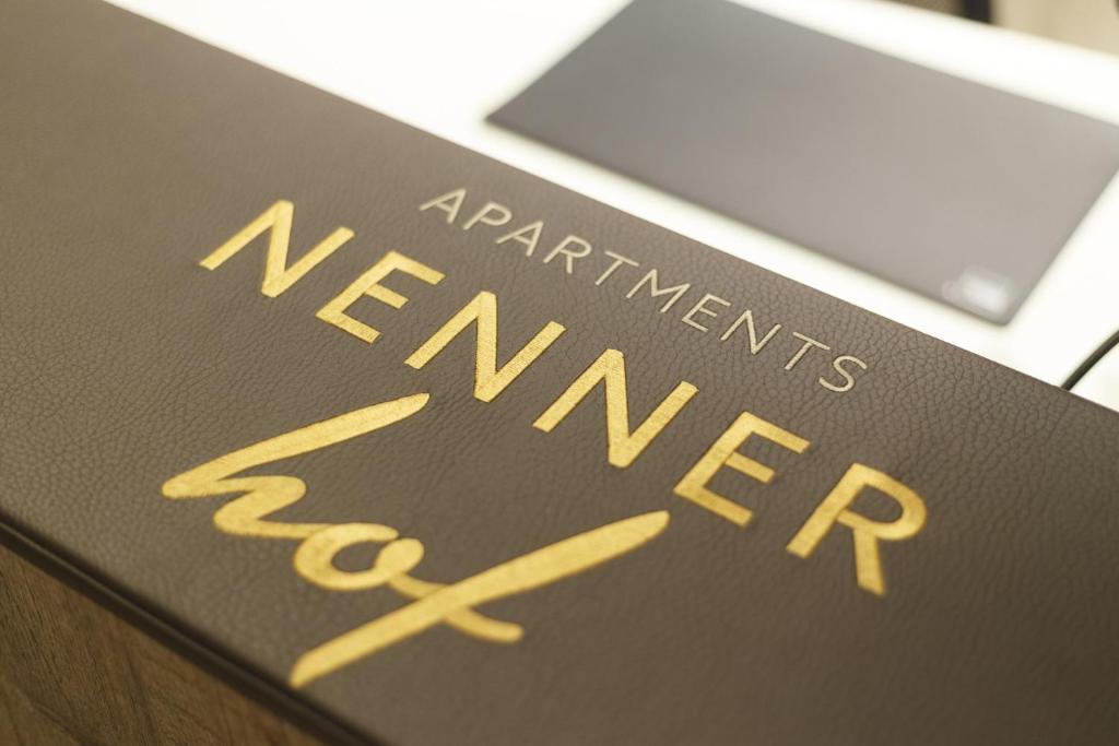 Certifikát, hodnocení, plakát nebo jiný dokument vystavený v ubytování Apartments Nennerhof
