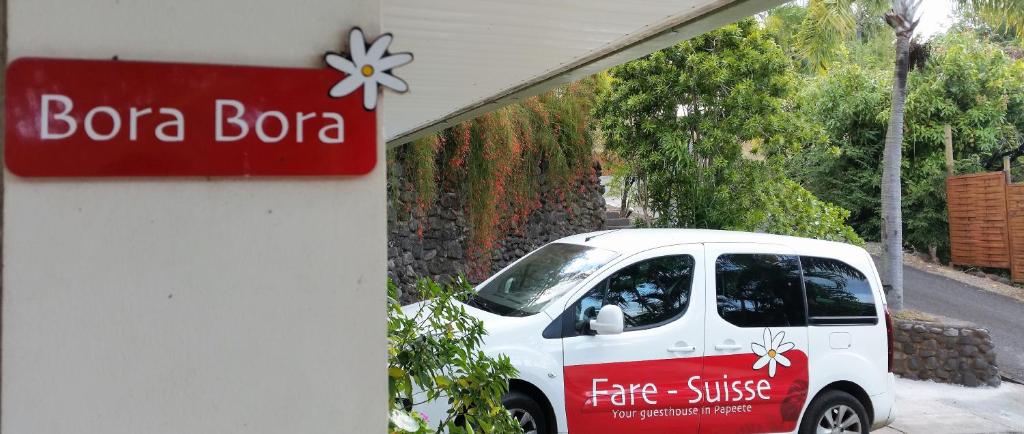 Certifikát, hodnocení, plakát nebo jiný dokument vystavený v ubytování Fare Suisse Tahiti - Guesthouse
