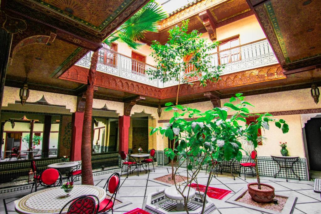 Restaurace v ubytování Riad Atlas Acacia
