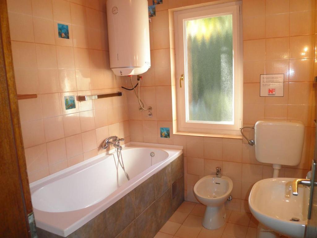 Koupelna v ubytování Casa Fiorella Ika-Opatija