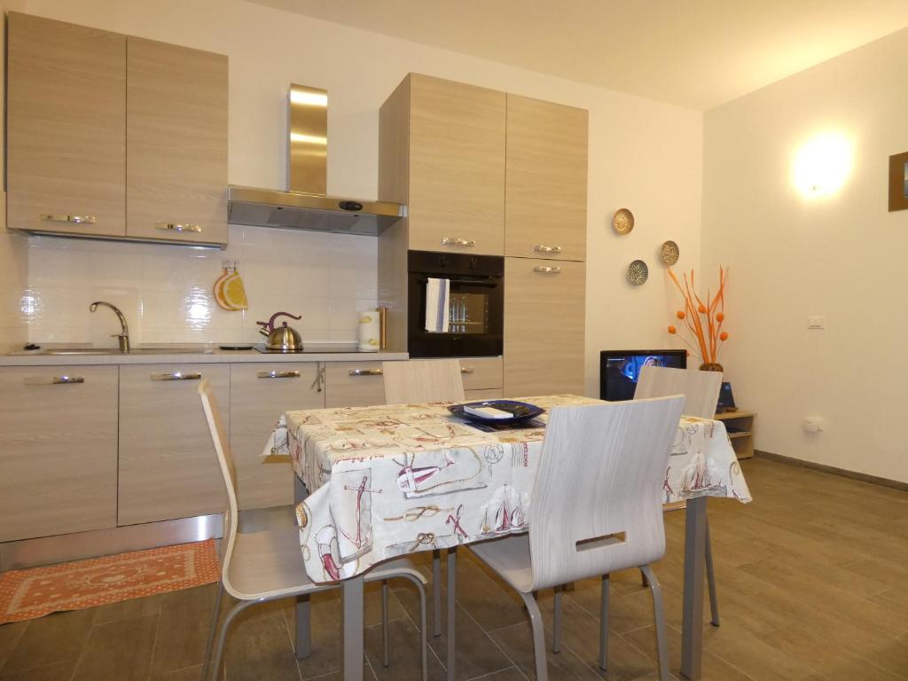 Kuchyň nebo kuchyňský kout v ubytování Loft La Conchiglia