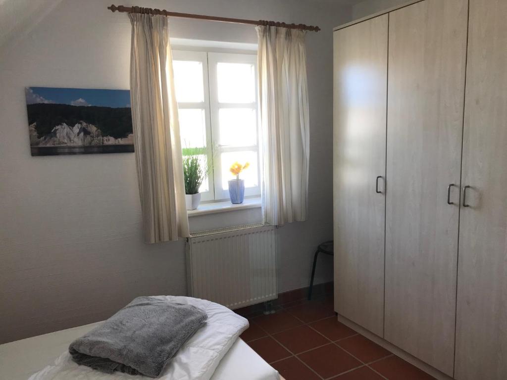 Postel nebo postele na pokoji v ubytování Ferienidyll Nordwind