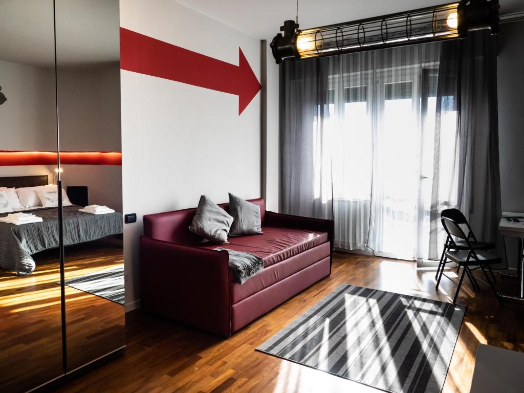 Posteľ alebo postele v izbe v ubytovaní Carlotta Station Suite