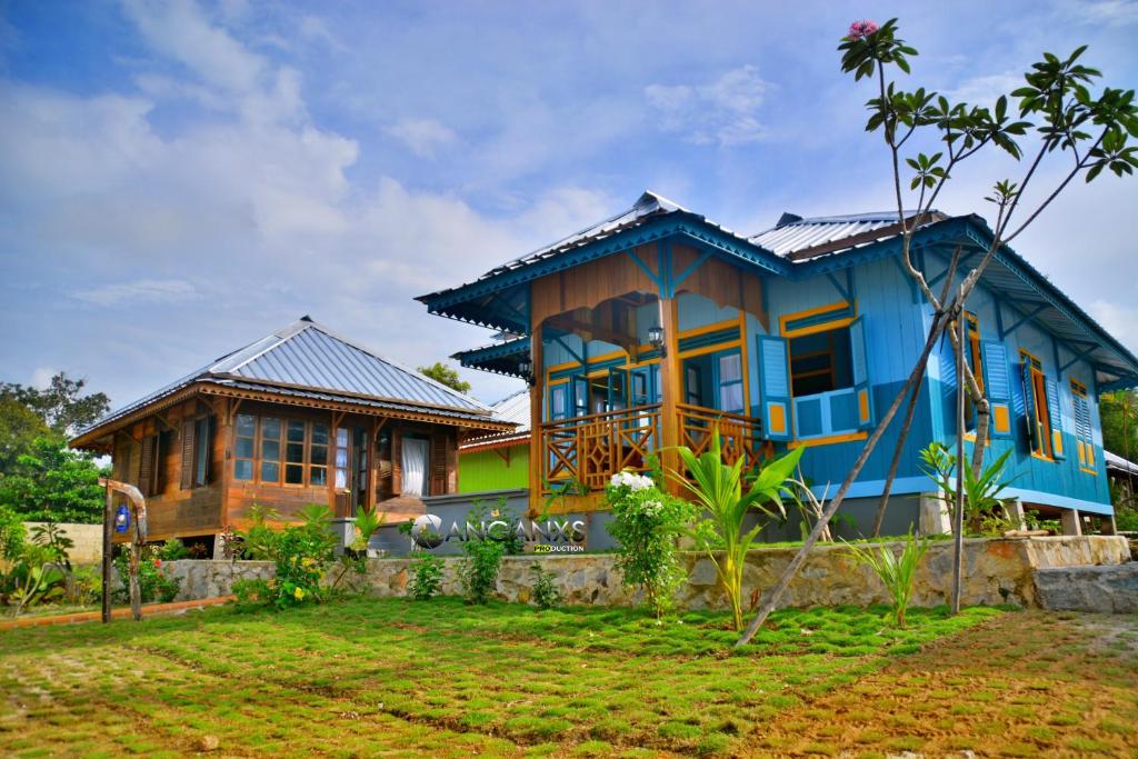Zahrada ubytování Rock and Wreck Dive Resort