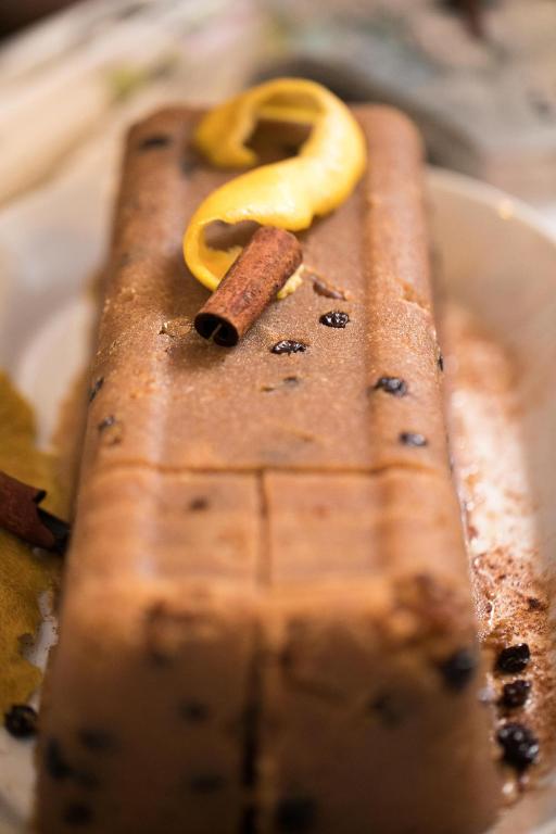 a close up of a piece of food with a banana at Aktaion Resort in Gythio