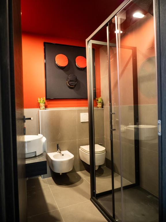 Kúpeľňa v ubytovaní Carlotta Station Suite