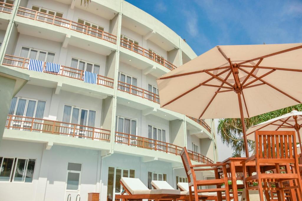 Balkón nebo terasa v ubytování Hotel Refresh Blue