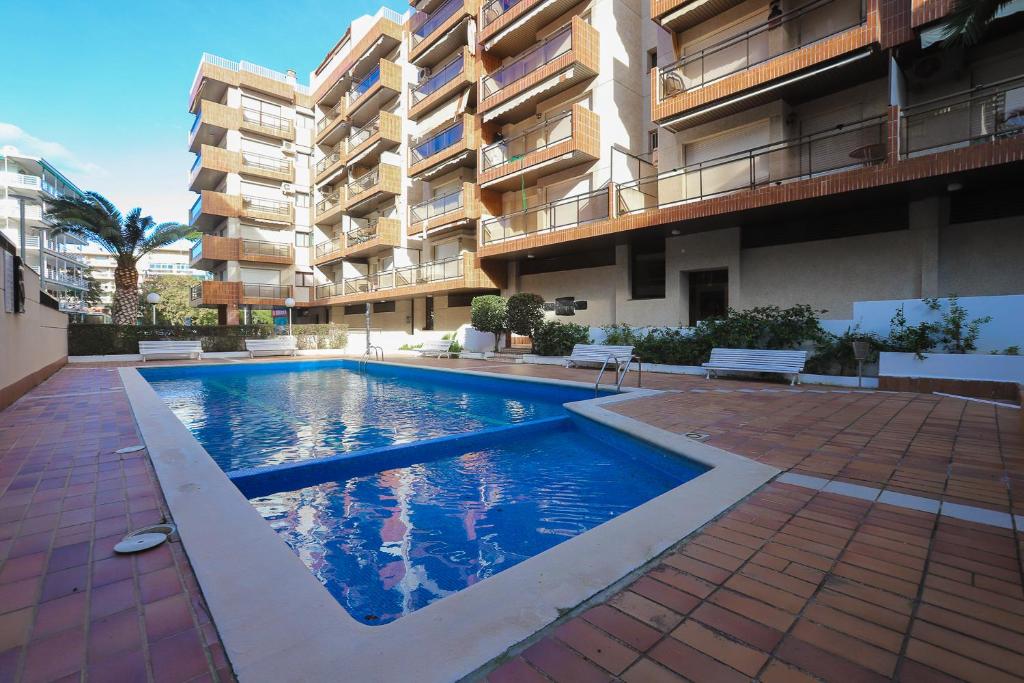 The swimming pool at or near DIFFERENTFLATS Casalmar