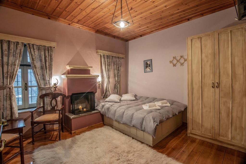 Postel nebo postele na pokoji v ubytování Guesthouse Selini