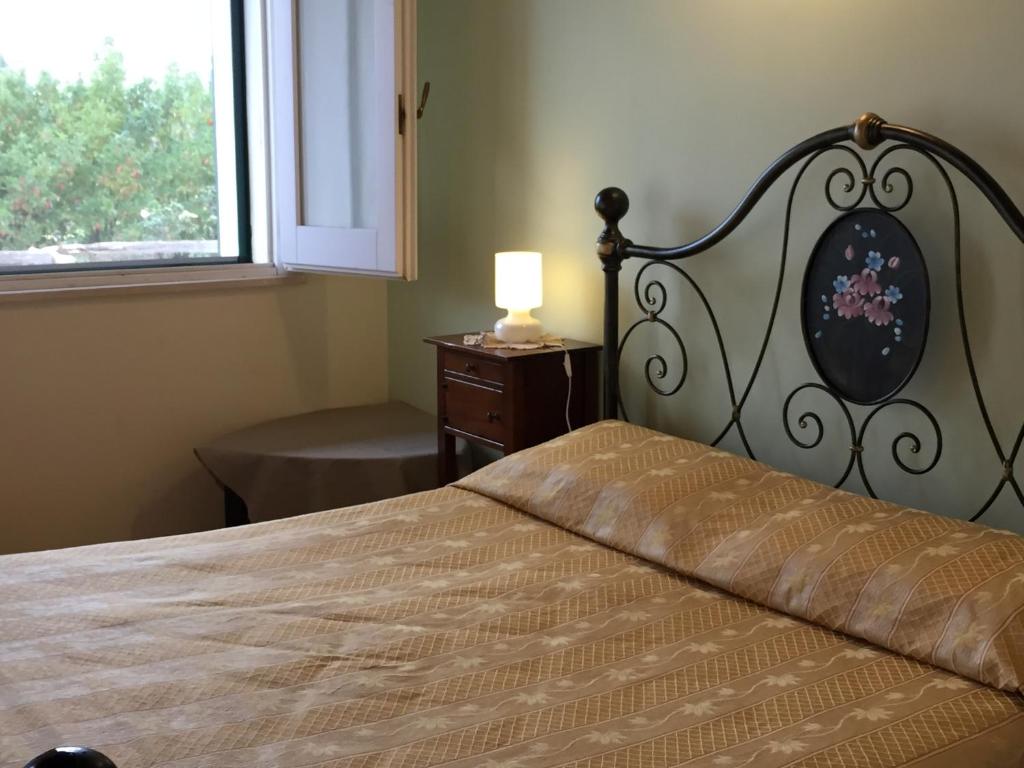 Postel nebo postele na pokoji v ubytování Agriturismo Arangèa