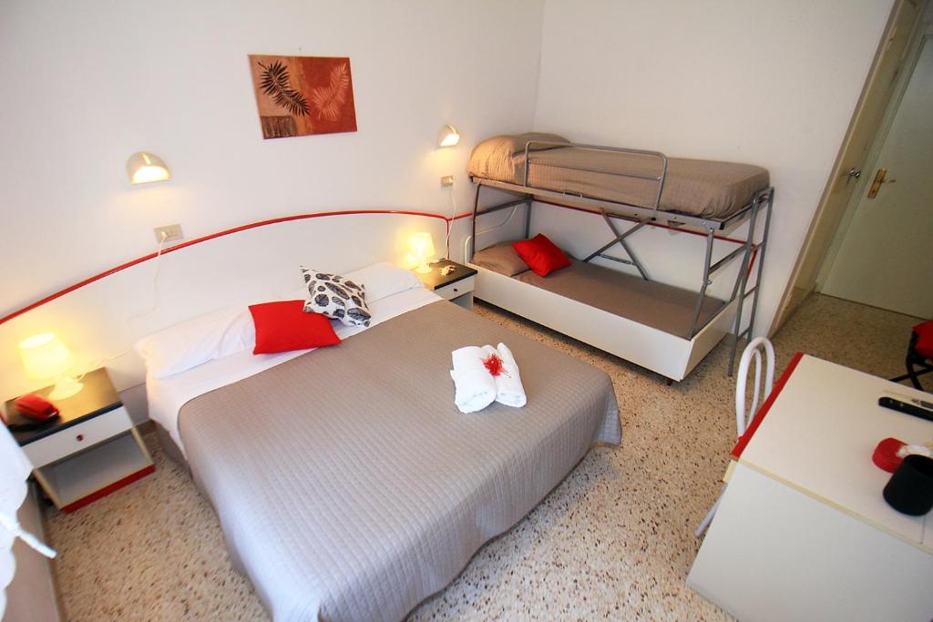 Postel nebo postele na pokoji v ubytování Hotel Verde Luna