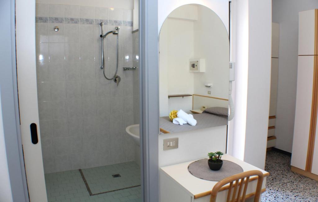Koupelna v ubytování Hotel Caesar