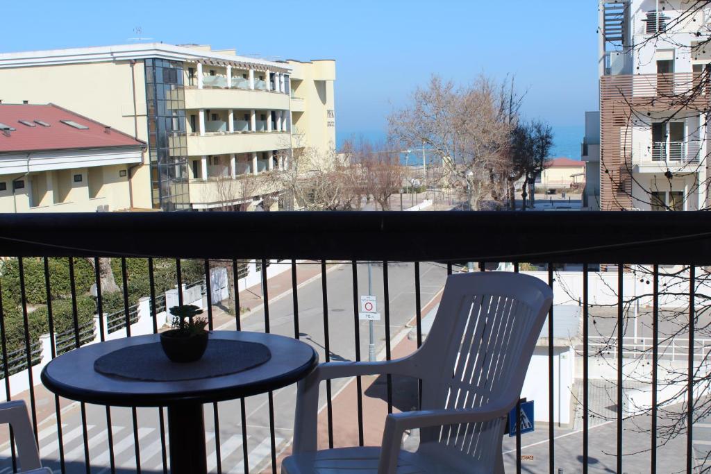 Balkón nebo terasa v ubytování Hotel Caesar
