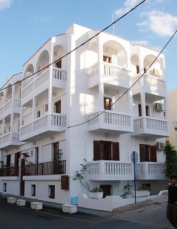 Budova, kde se aparthotel nachází