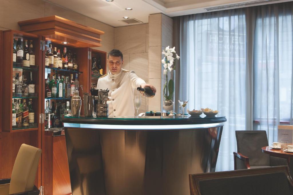Nápoje v ubytování Stendhal Hotel