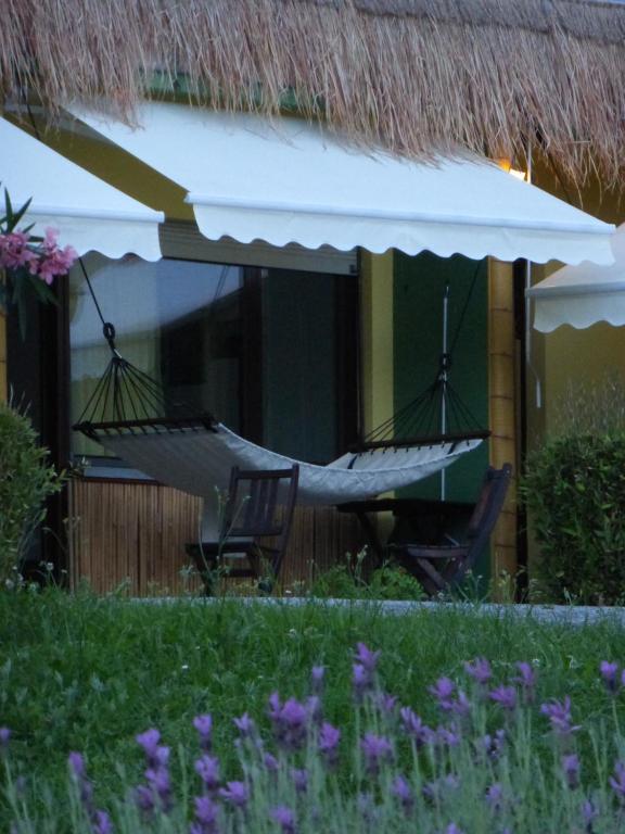 Zahrada ubytování Bamboohouse Motel Riazzino