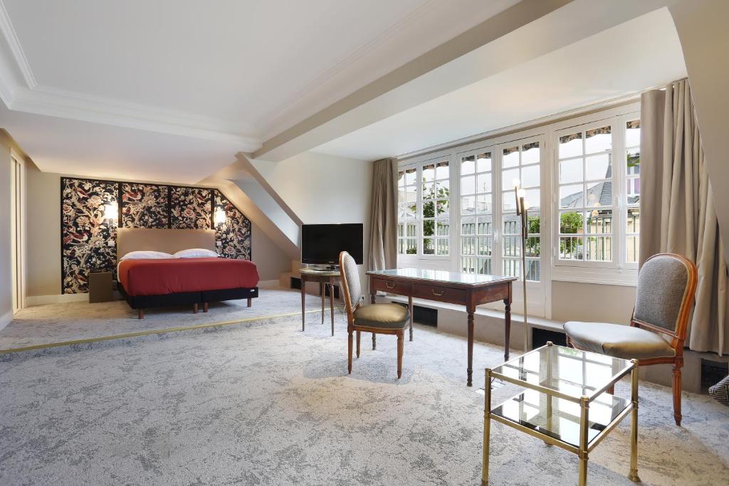 Et opholdsområde på Hotel Concortel Paris