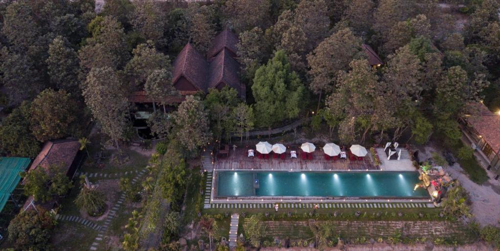 Pemandangan dari udara bagi Bong Thom Forest Lodge