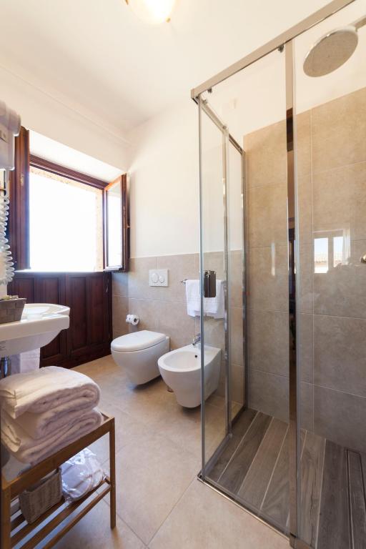 Koupelna v ubytování Hotel Villa Favorita