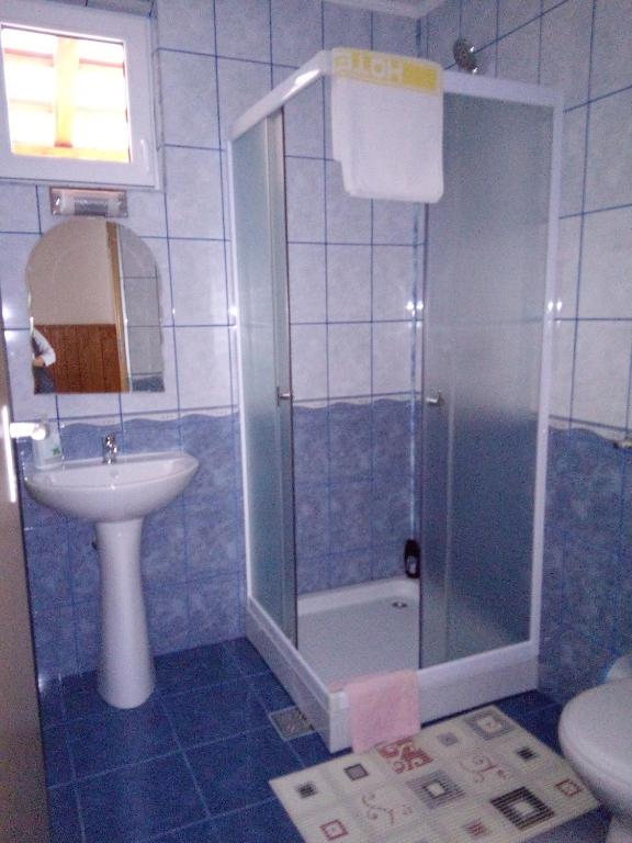 Koupelna v ubytování Casa VIO