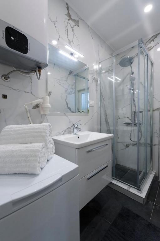 Kúpeľňa v ubytovaní I.P.S. Apartment