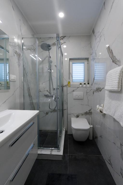 Kúpeľňa v ubytovaní I.P.S. Apartment