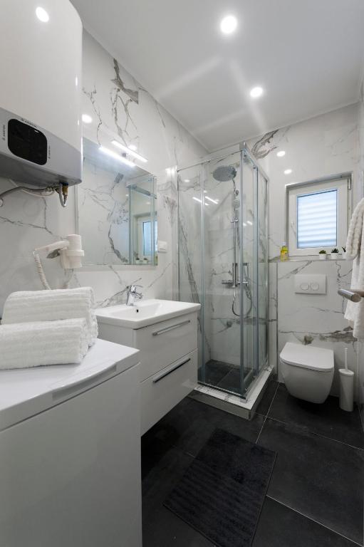 Kúpeľňa v ubytovaní I.P.S. Apartment