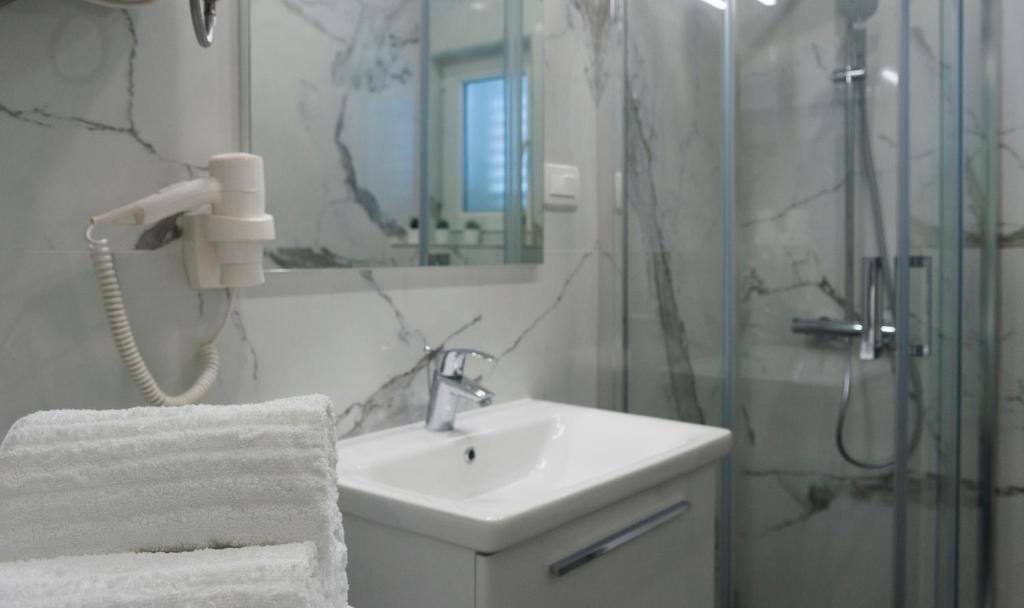 Kúpeľňa v ubytovaní I.P.S. Apartment